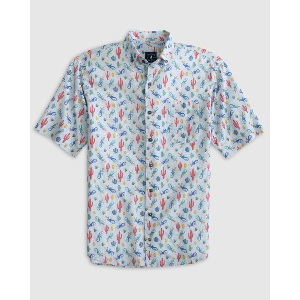 johnnie-O Multicolor Cactus Print Shirt